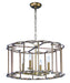 Maxim - 24736BZF - Four Light Chandelier - Helix - Bronze Fusion