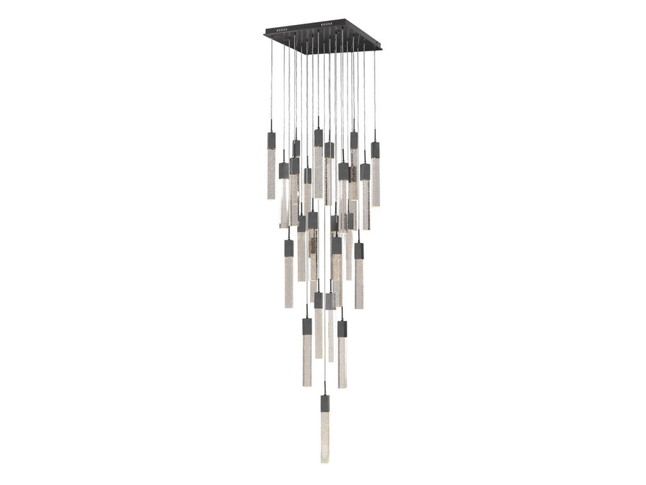 Avenue Lighting - HF1904-25-GL-DBZ - 25 Light Flush Mount Pendant - The Original Glacier Avenue - Dark Bronze