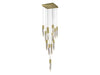 Avenue Lighting - HF1905-13-AP-BB - 13 Light Flush Mount/Pendant - The Original Aspen - Brushed Brass