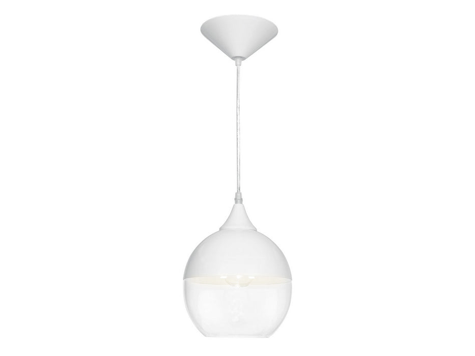 Avenue Lighting - HF9111-WHT - One Light Pendant - Robertson Blvd. - White