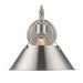 Golden - 3306-1W PW-PW - One Light Wall Sconce - Orwell PW - Pewter