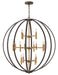 Hinkley - 3464SB - LED Chandelier - Euclid - Spanish Bronze