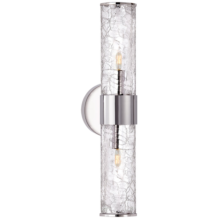 Visual Comfort Signature - KW 2118PN-CRG - Two Light Wall Sconce - Liaison - Polished Nickel