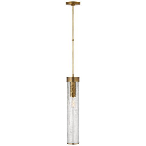 Visual Comfort Signature - KW 5118AB-CRG - One Light Pendant - Liaison - Antique-Burnished Brass