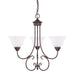 Capital Lighting - 3223BZ-220 - Three Light Chandelier - Hometown - Bronze