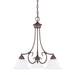 Capital Lighting - 3224BZ-220 - Three Light Chandelier - Hometown - Bronze