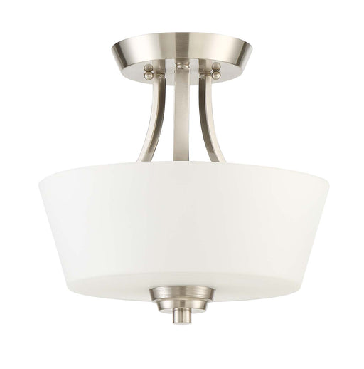 Craftmade - 41952-BNK - Two Light Convertible Semi Flush - Grace - Brushed Polished Nickel