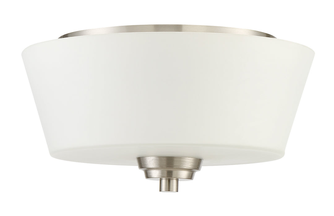 Craftmade - 41982-BNK - Two Light Flushmount - Grace - Brushed Polished Nickel