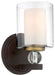 Minka-Lavery - 3071-416 - One Light Bath - Studio 5 - Painted Bronze W/Natural Brush