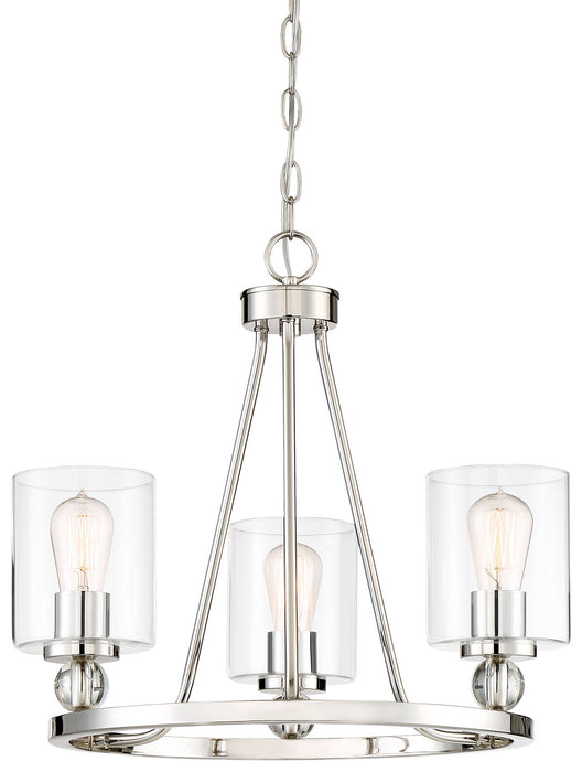 Minka-Lavery - 3077-613 - Three Light Chandelier - Studio 5 - Platinum