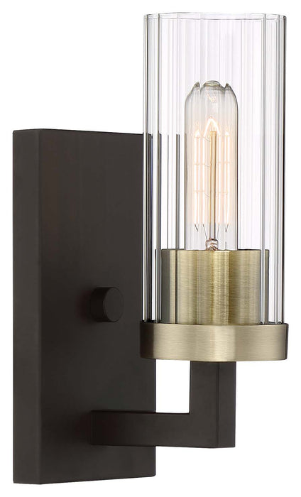 Minka-Lavery - 3041-560 - One Light Bath - Ainsley Court - Aged Kinston Bronze W/Brushed