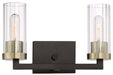 Minka-Lavery - 3042-560 - Two Light Bath - Ainsley Court - Aged Kinston Bronze W/Brushed