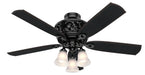 Hunter - 59545 - 54"Ceiling Fan - Promenade - Gloss Black