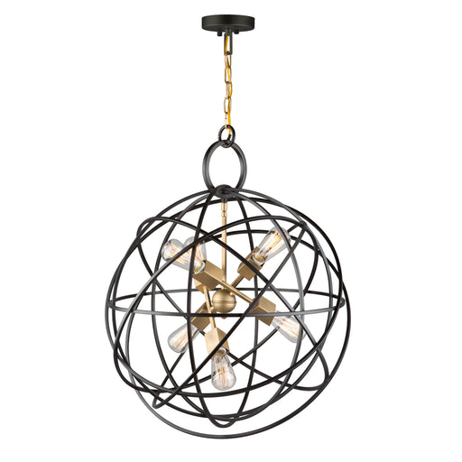 Artcraft - AC10956 - Six Light Chandelier - Orbit - Oil Rubbed Bronze