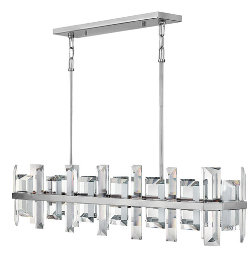 Fredrick Ramond - FR39216PNI - LED Linear Chandelier - Odette - Polished Nickel