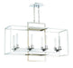 Craftmade - 41528-CH - Eight Light Linear Chandelier - Cubic - Chrome