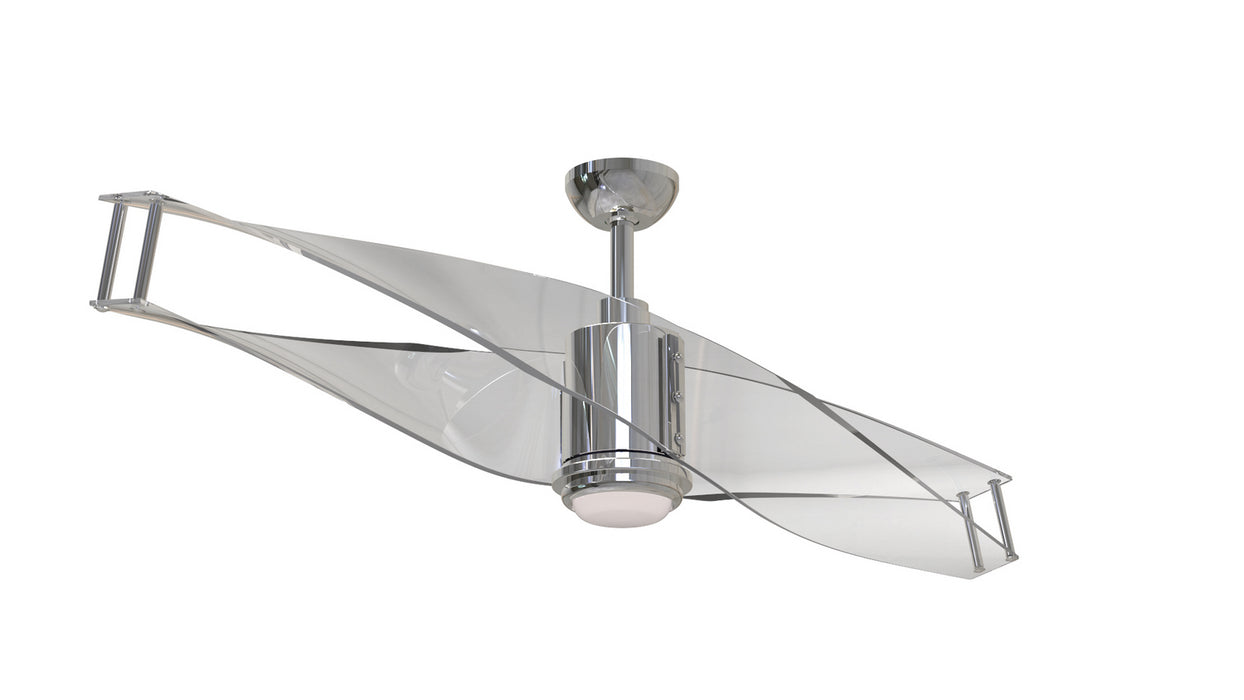 Craftmade - ILU56PLN2 - 56"Ceiling Fan - Illusion - Polished Nickel