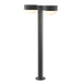 Sonneman - 7308.PC.DL.74-WL - LED Bollard - REALS - Textured Gray