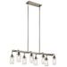 Kichler - 43457CLP - Eight Light Linear Chandelier - Braelyn - Classic Pewter