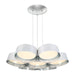 Modern Forms - PD-52734-SL - LED Chandelier - Marimba - Silver Leaf/White