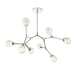 Modern Forms - PD-53728-PN - LED Chandelier - Catalyst - Polished Nickel