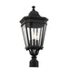 Generation Lighting. - OL5427BK - Three Light Outdoor Post Lantern - Cotswold Lane - Black