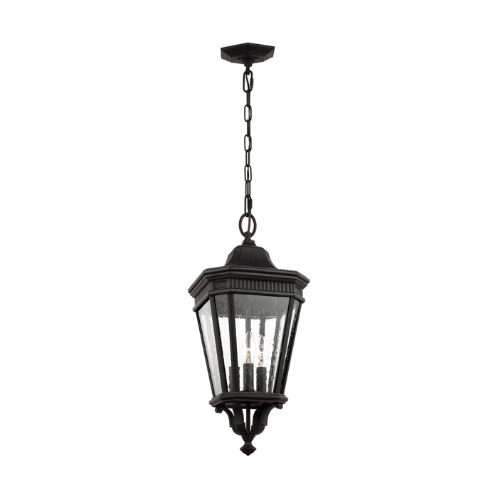 Generation Lighting. - OL5431BK - Three Light Hanging Lantern - Cotswold Lane - Black