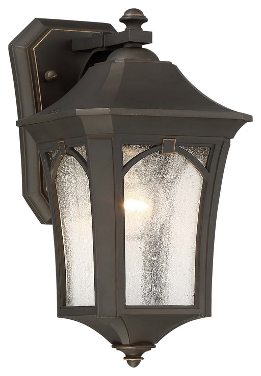 Minka-Lavery - 71211-143C - One Light Outdoor Wall Mount - Solida - Oil Rubbed Bronze W/ Gold High