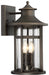 Minka-Lavery - 72553-143C - Four Light Outdoor Wall Lamp - Highland Ridge - Oil Rubbed Bronze W/ Gold High