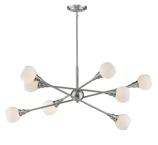 Z-Lite - 616-45BN - Eight Light Chandelier - Tian - Brushed Nickel