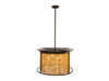 Avenue Lighting - HF9003-DBZ - Four Light Chandelier - Soho - Dark Bronze / Citrine Stones