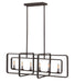 Hinkley - 4815DZ - LED Linear Chandelier - Quentin - Aged Zinc