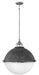 Hinkley - 4836DZ-PN - LED Pendant - Fletcher - Aged Zinc with Polished Nickel accent