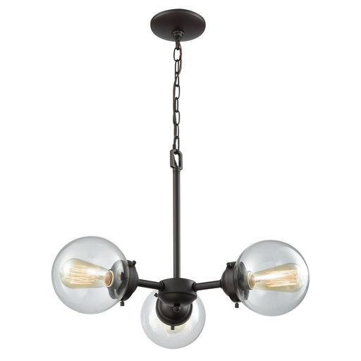 ELK Home - CN129321 - Three Light Chandelier - Beckett - Oil Rubbed Bronze