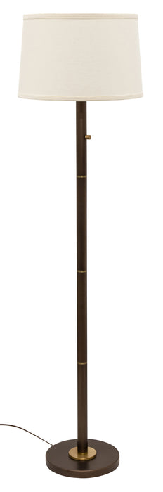 House of Troy - RU703-CHB - Three Light Floor Lamp - Rupert - Chestnut Bronze With Weathered Brass Accents