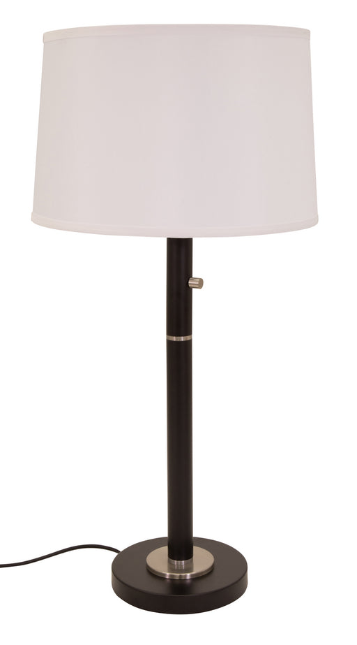 House of Troy - RU750-BLK - Three Light Table Lamp - Rupert - Granite With Satin Nickel Accents