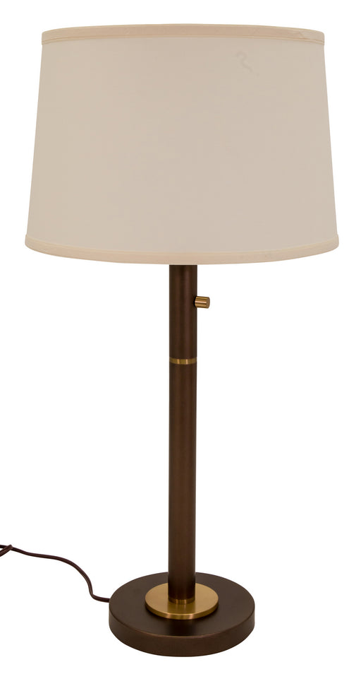 House of Troy - RU750-CHB - Three Light Table Lamp - Rupert - Chestnut Bronze With Weathered Brass Accents