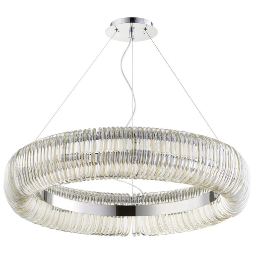 Cyan - 08850 - Ten Light Pendant - Chrome