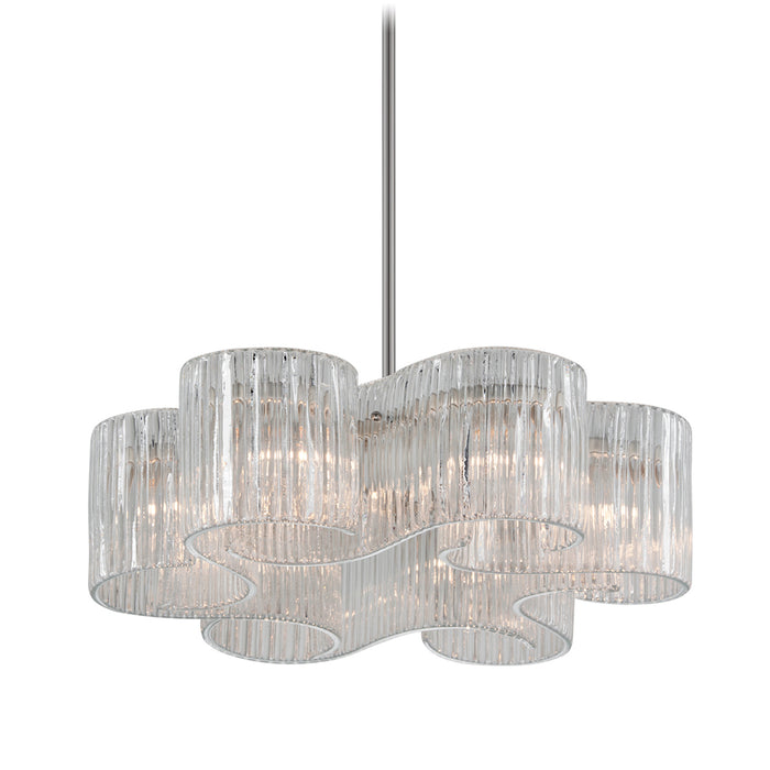 Corbett Lighting - 240-46-WSL - Six Light Chandelier - Circo - Warm Silver Leaf