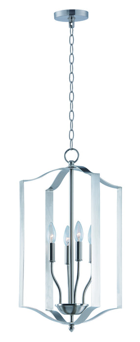 Maxim - 10036SN - Four Light Chandelier - Provident - Satin Nickel