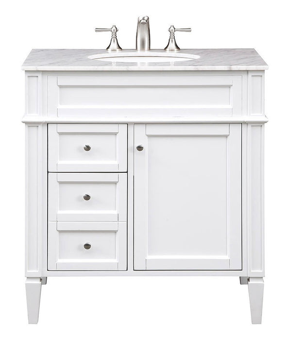 Elegant Lighting - VF-1024 - Single Bathroom Vanity Set - Park Ave - White