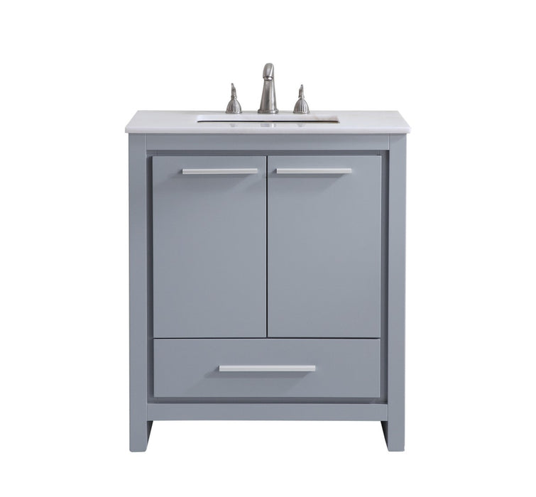 Elegant Lighting - VF-1028 - Single Bathroom Vanity Set - Filipo - Grey