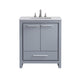 Elegant Lighting - VF-1028 - Single Bathroom Vanity Set - Filipo - Grey