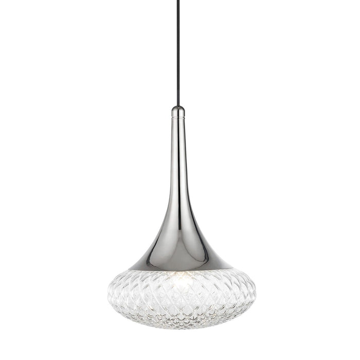 Mitzi - H114701D-PN - One Light Pendant - Bella - Polished Nickel