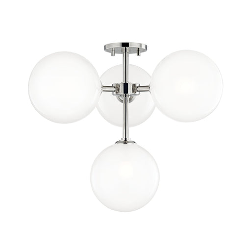 Mitzi - H122604-PN - LED Semi Flush Mount - Ashleigh - Polished Nickel