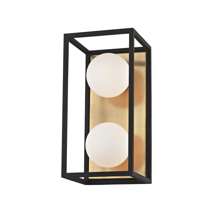 Mitzi - H141302-AGB/BK - LED Bath and Vanity - Aira - Aged Brass/Black