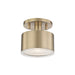 Mitzi - H159601-AGB - LED Semi Flush Mount - Nora - Aged Brass