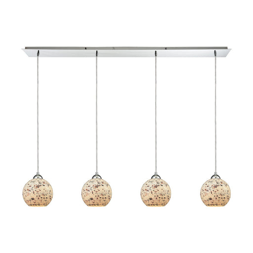 ELK Home - 10741/4LP - Four Light Pendant - Spatter - Polished Chrome