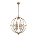 ELK Home - 12843/6 - Six Light Chandelier - Stanton - Matte Gold