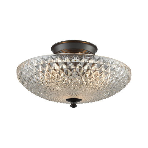 ELK Home - 16042/3 - Three Light Semi Flush Mount - Sweetwater - Oil Rubbed Bronze